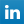 LinkedIn social network icon